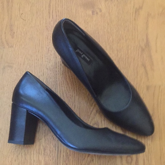paul green black pumps
